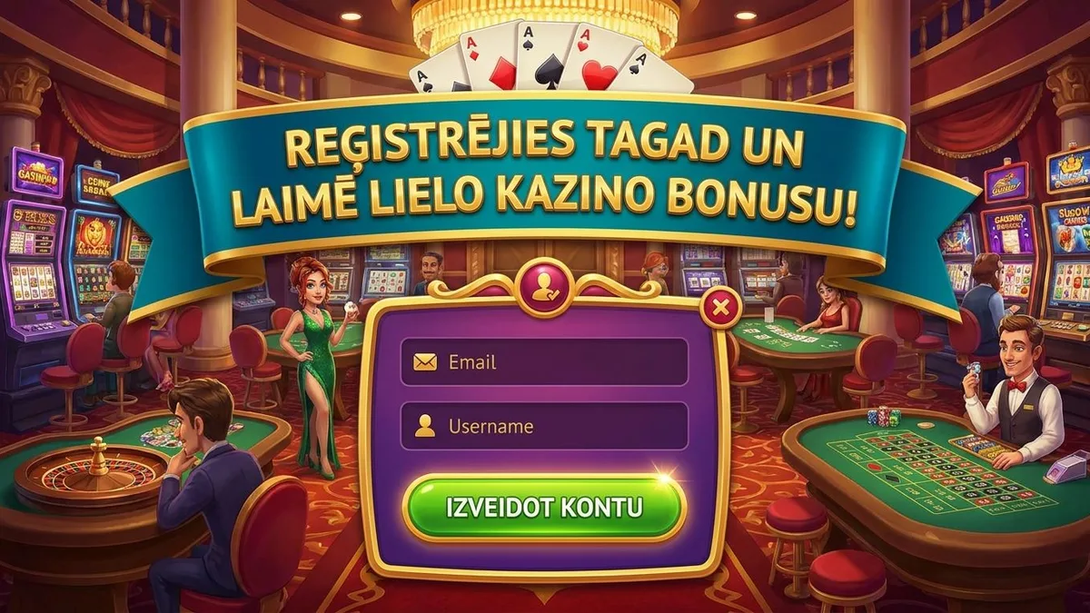 Reģistrācija ar bonusu